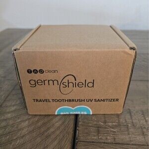 TAO Clean Germ Shield Toothbrush UV Sanitizer White | Lab Tested UV-C | New